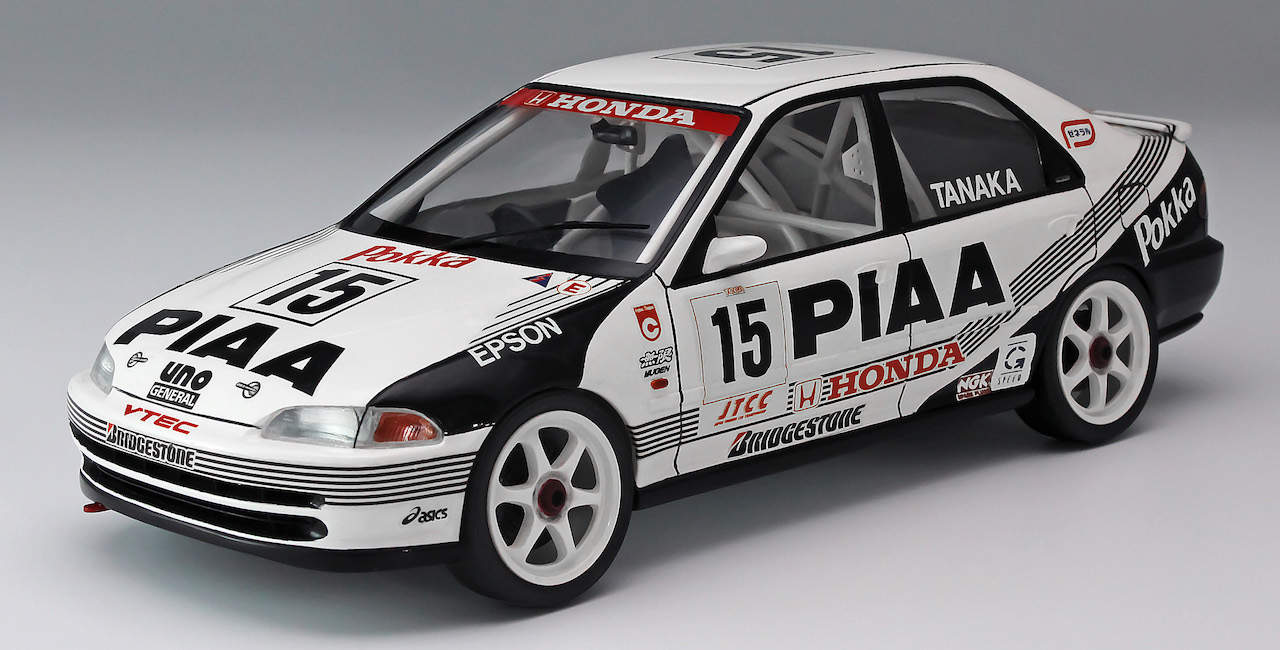 1994年JTCC参戦マシン、PIAAシビックが1/24で登場 - Honda Style web